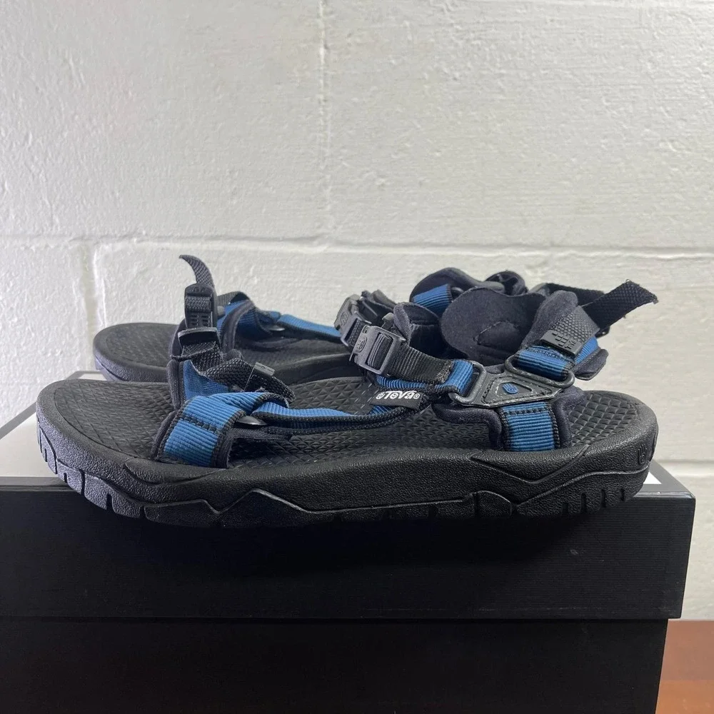 Teva Men's Blue Black‎ Sports Outdoor Hiking Sandals Strappy Size 11 M